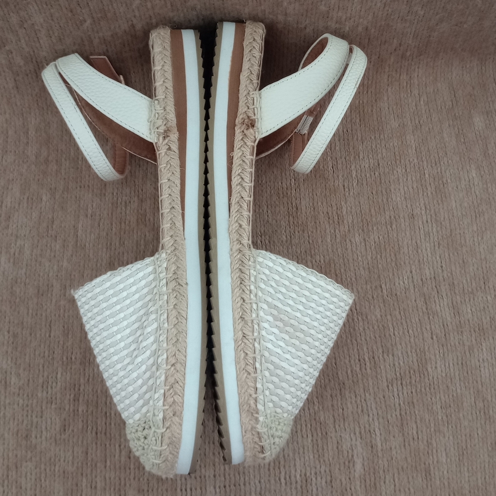Nautica Women's Nadana Cream & Tan Woven Espadrilles, Size 8 - Picture 4 of 7